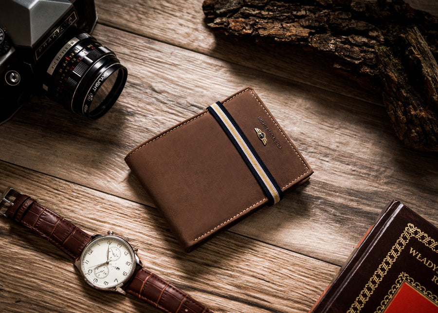 Īstas ādas vīriešu maks Peterson PT31 S796