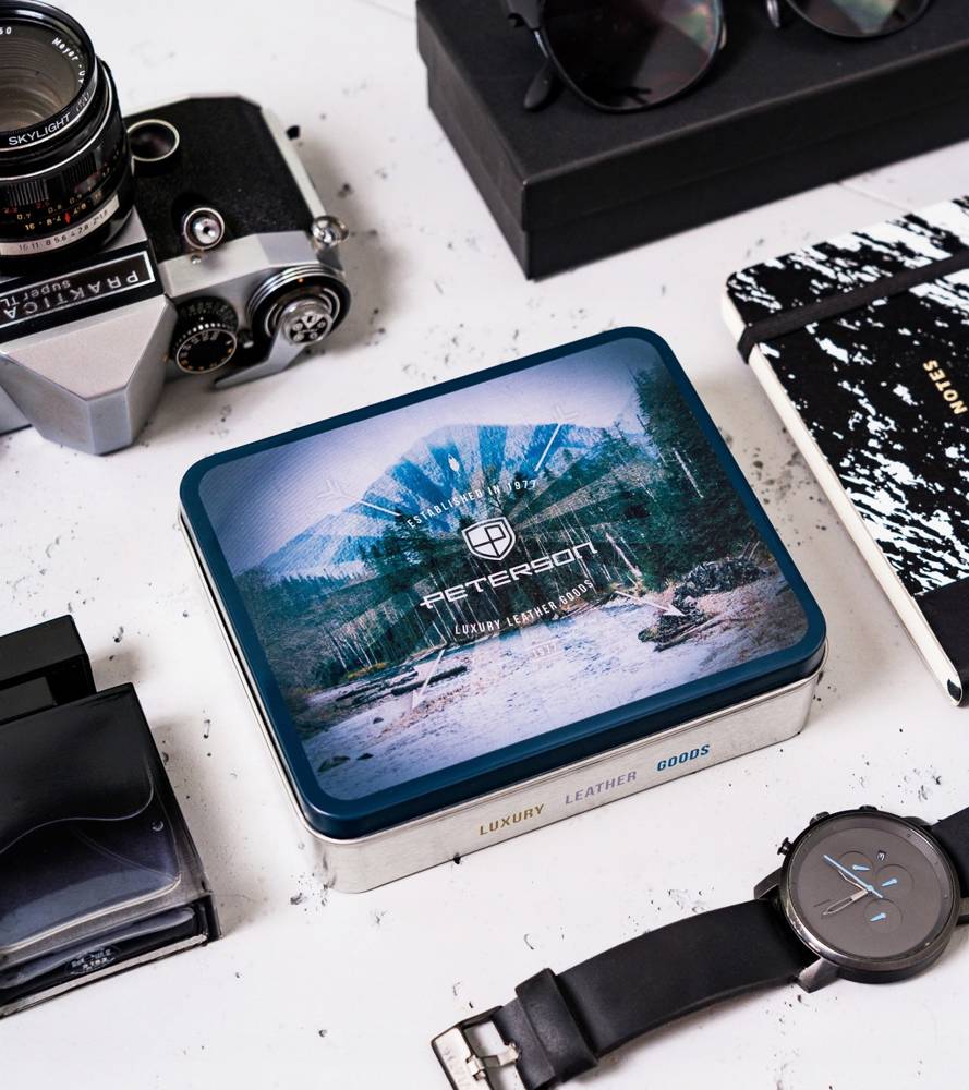 Īstas ādas vīriešu maks Peterson PT45 S771