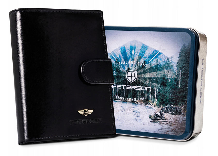 Īstas ādas vīriešu maks Peterson PT64 S750