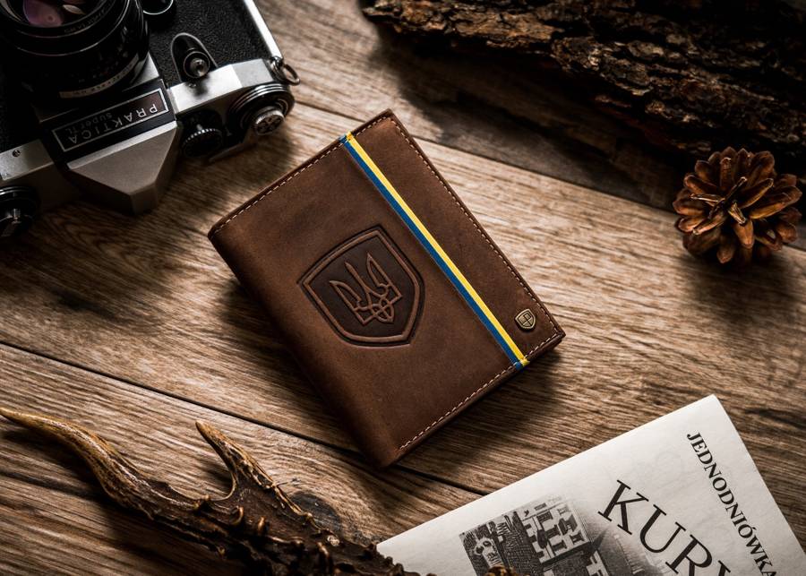 Īstas ādas vīriešu maks Peterson PT71 S742