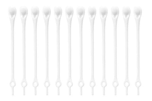 Apavu šņores bez siešanas F165 baltas