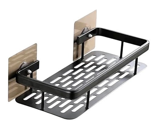 Piekarināms vannas istabas plaukts, 2 gab. SD87 melns