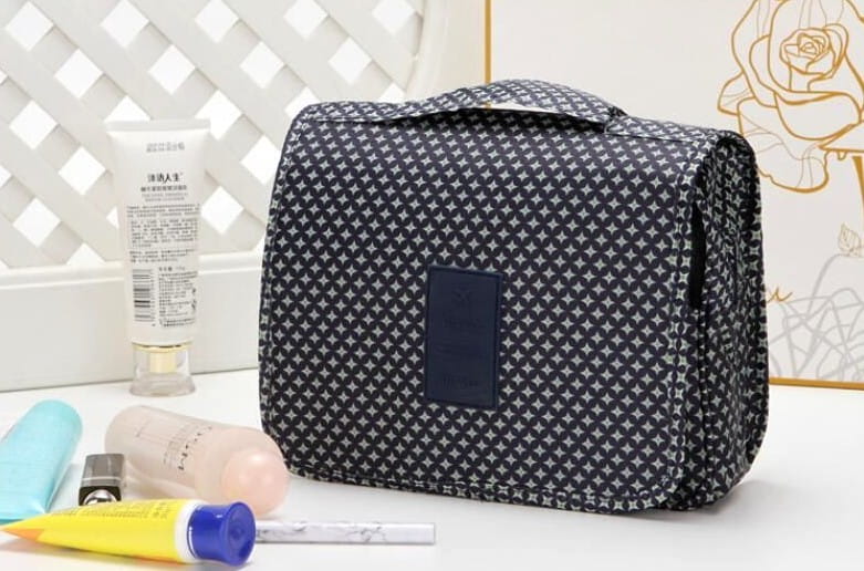 Piekarināma ceļojumu kosmētikas soma E41, zila