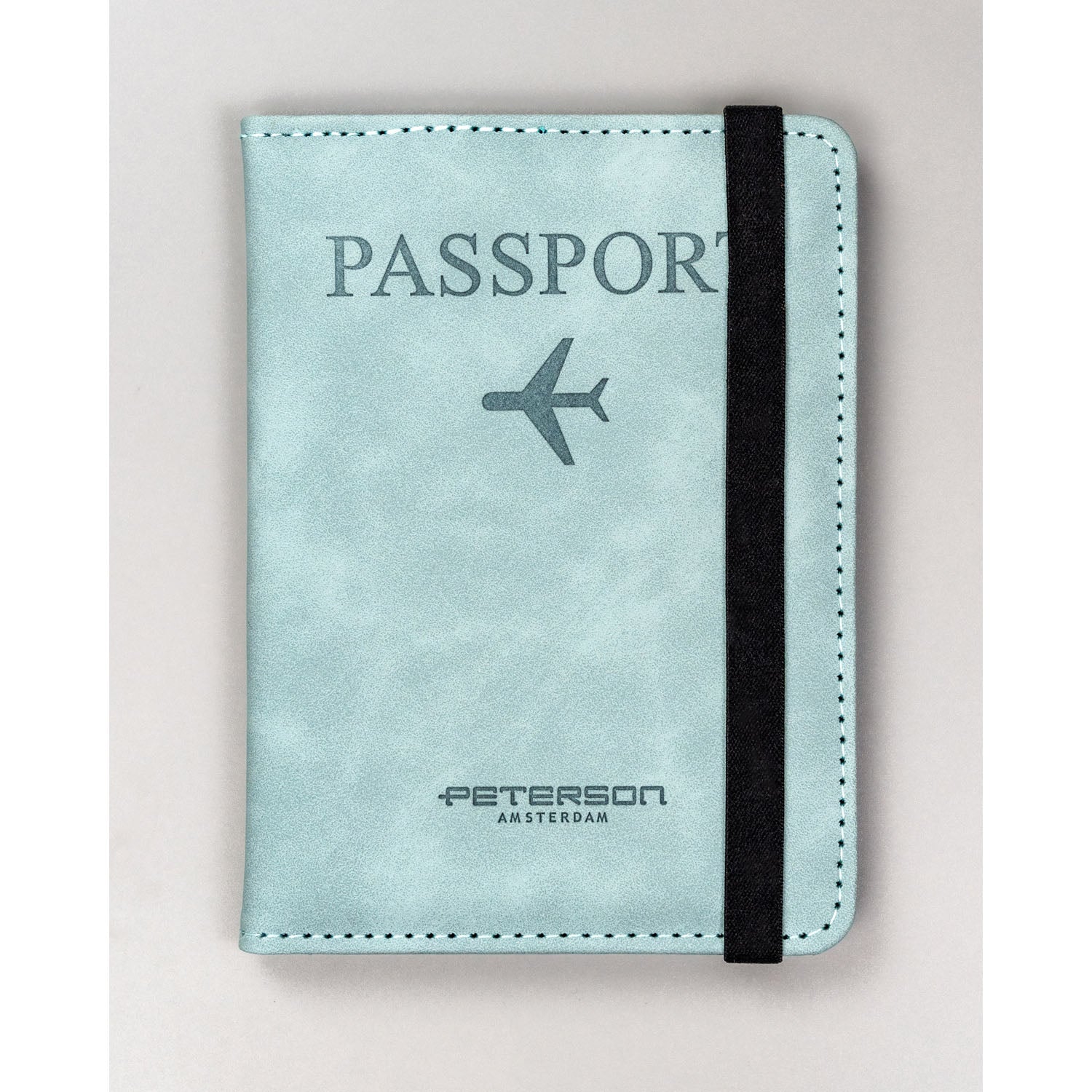 Pases maciņš, zils, mākslīgā āda