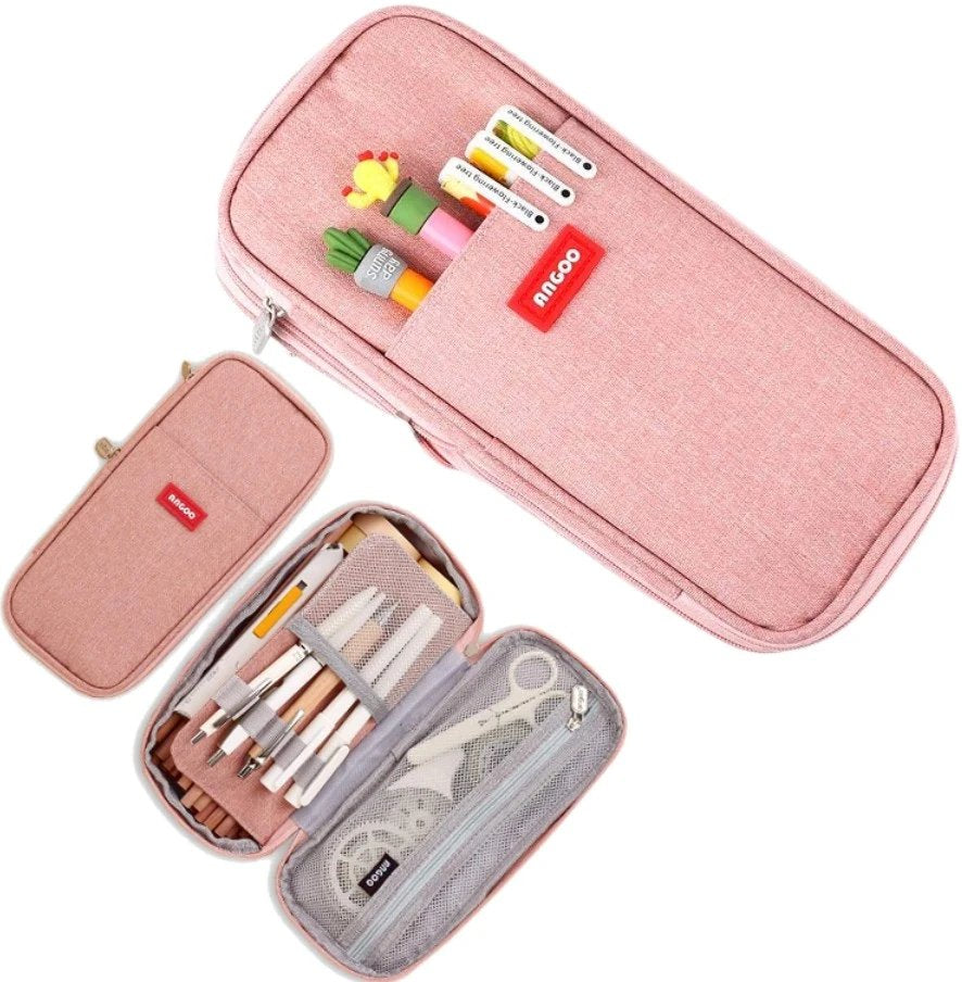 Zīmuļu maciņš A6 rozā