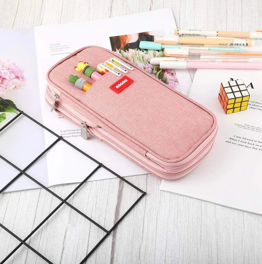 Zīmuļu maciņš A6 rozā