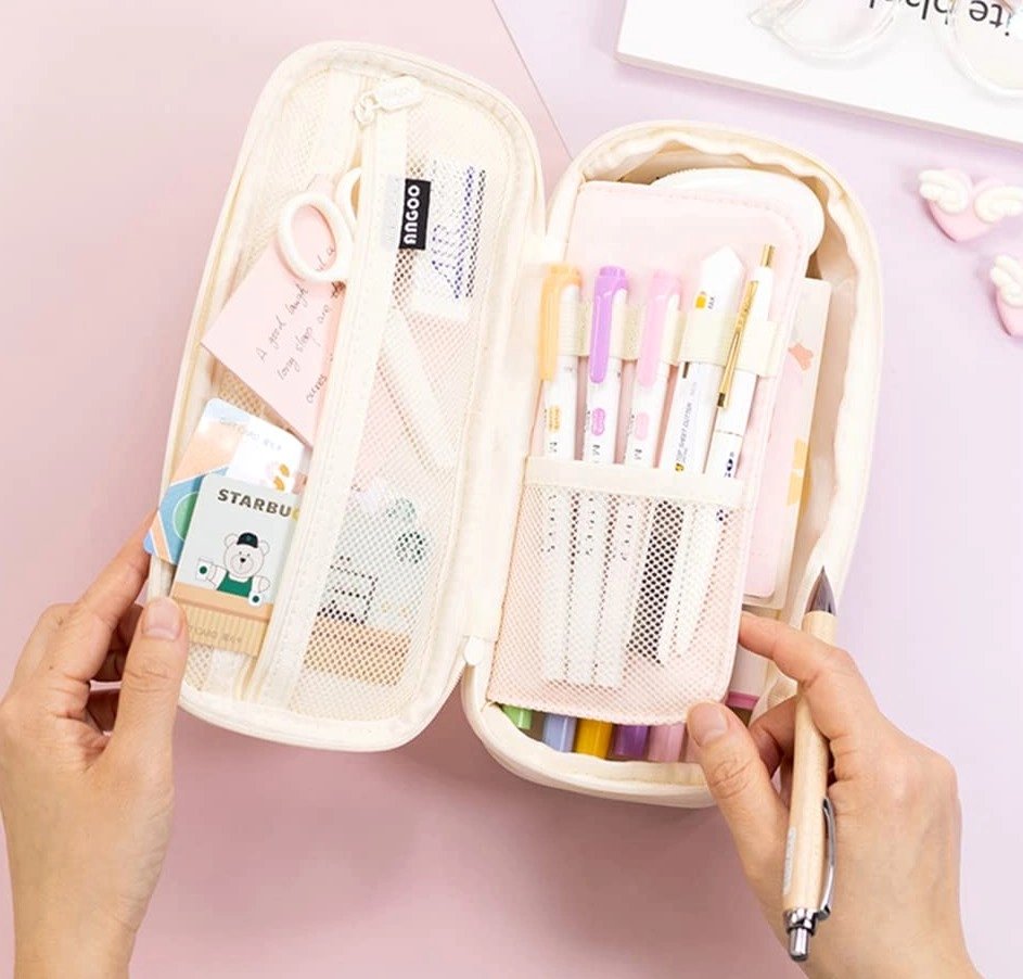 Zīmuļu maciņš S4 rozā