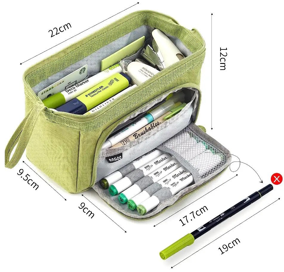 Zīmuļu maciņš SD84 zaļš