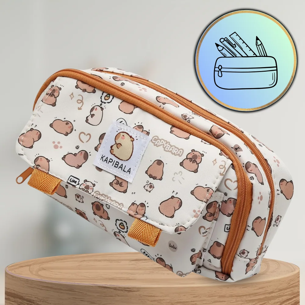 Zīmuļu maciņš V1, bēšs