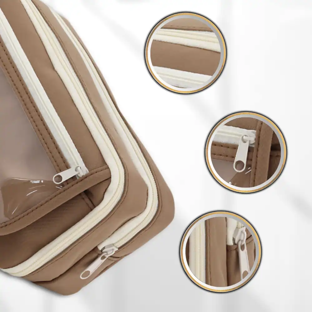 Zīmuļu maciņš V6, brūns