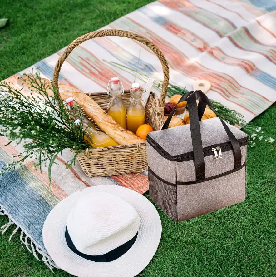 Pusdienu kaste, termiski izolēta, liela ietilpība