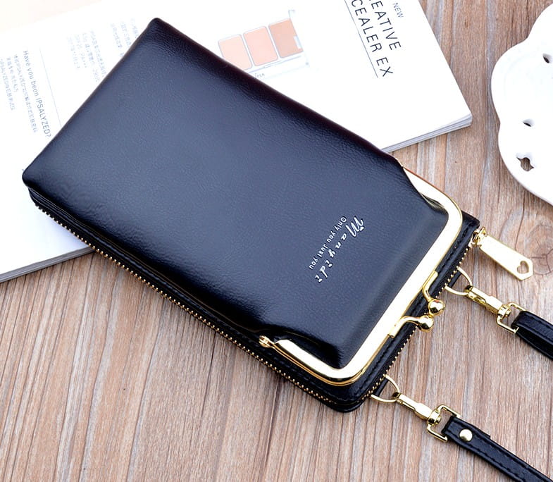 Maks, maza sieviešu rokassoma T53, melna R340