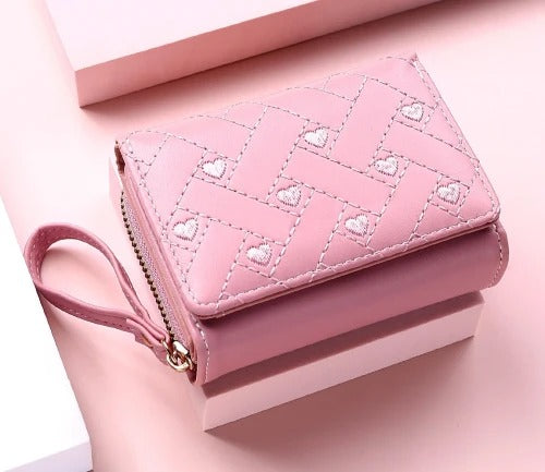 Sieviešu maks D25 rozā D937