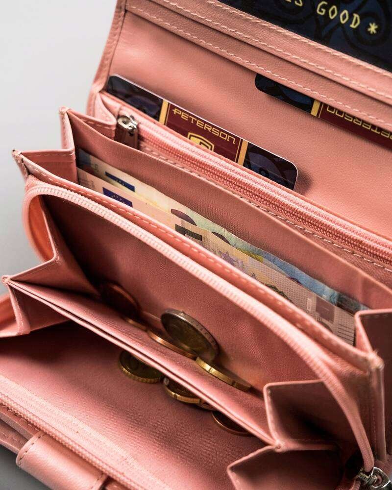 Sieviešu maks Peterson DF21 rozā D826