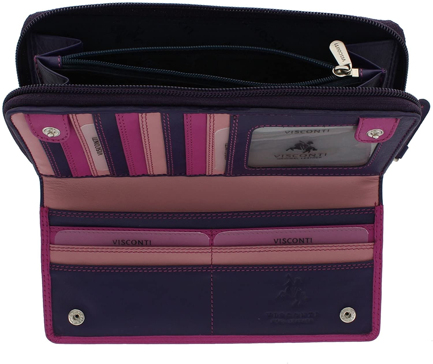 Sieviešu maks Visconti RB55 Berry Multi D28