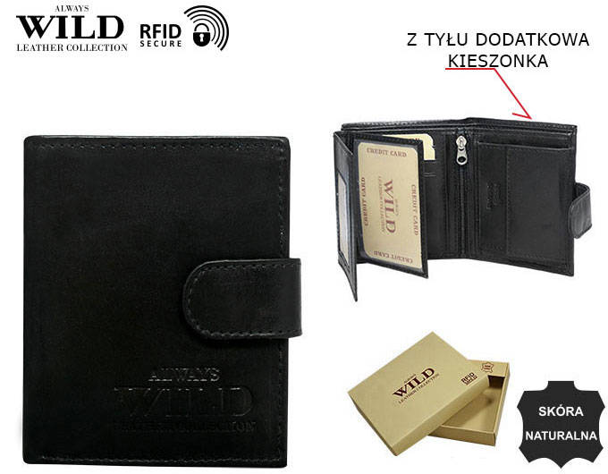 Vīriešu maks Always Wild X55 S604