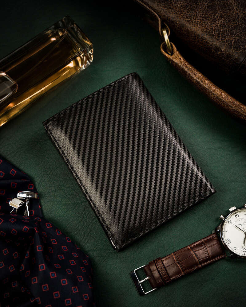 Vīriešu maks Peterson CA39 melns N101