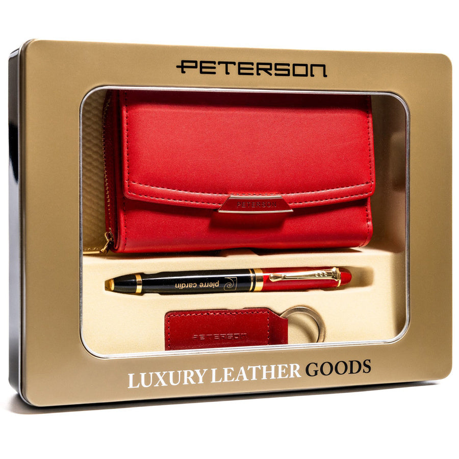 Peterson H19 maka dāvanu komplekts sievietēm, sarkans