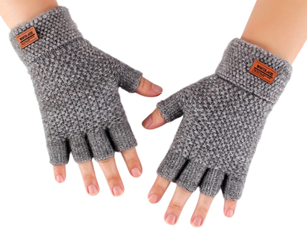 Vīriešu cimdi KR56, pelēki