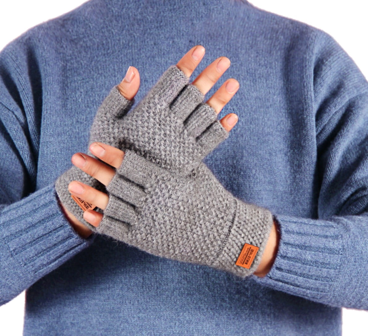 Vīriešu cimdi KR56, pelēki