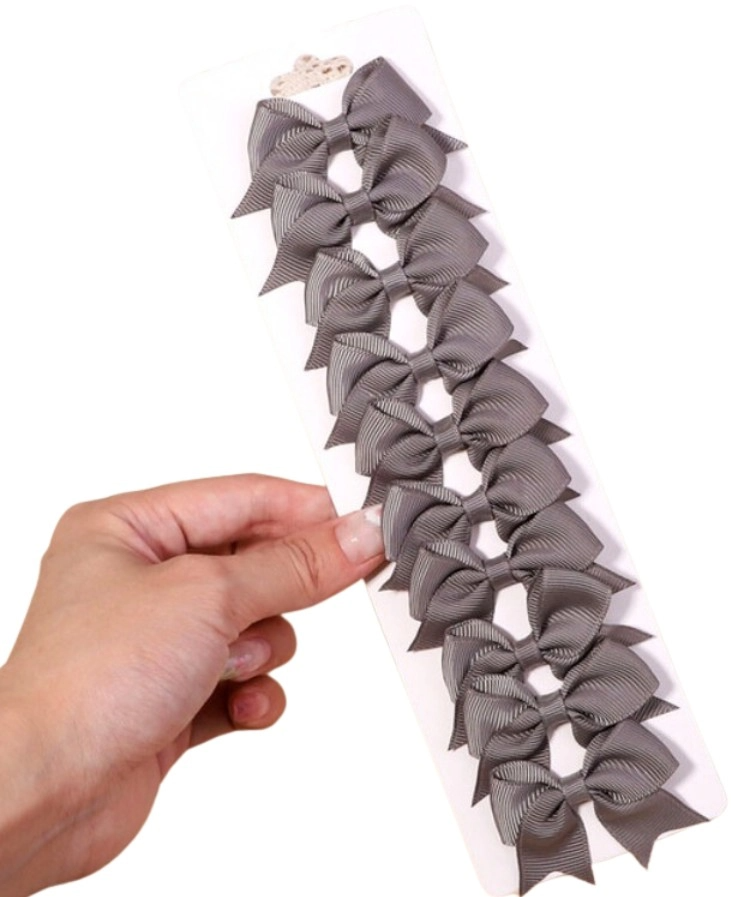 Matu sprādžu komplekts 10 gab. N34 pelēks P84