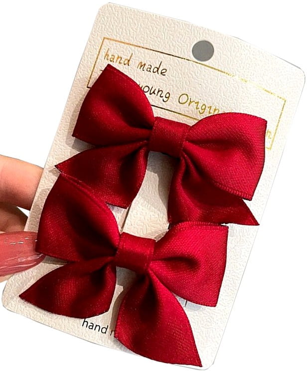 Matu sprādžu komplekts, 2 gab. T77 sarkans P69