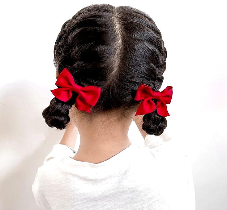 Matu sprādžu komplekts, 2 gab. T77 sarkans P69