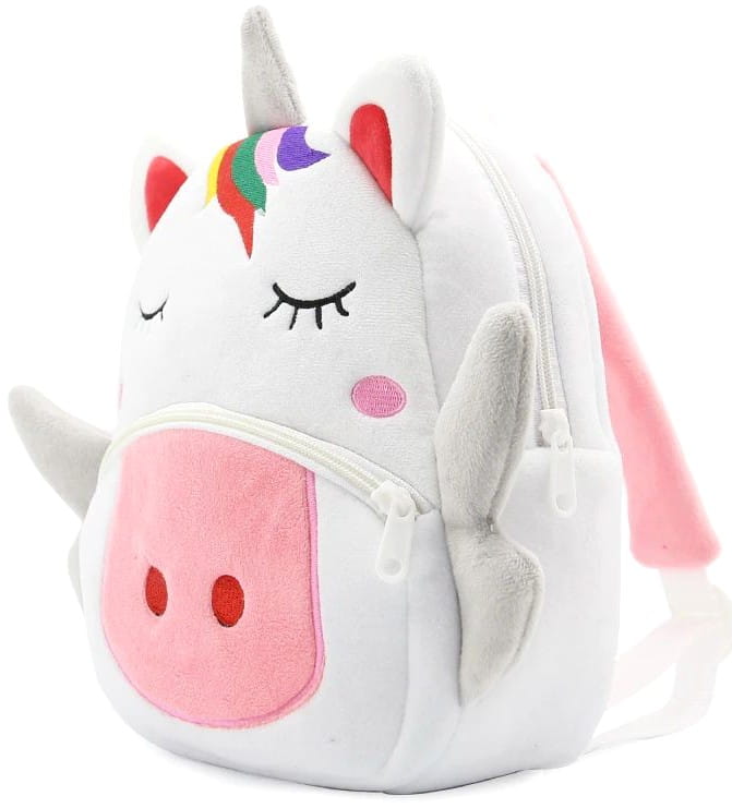 Plīša mugursoma - vienradzis S35