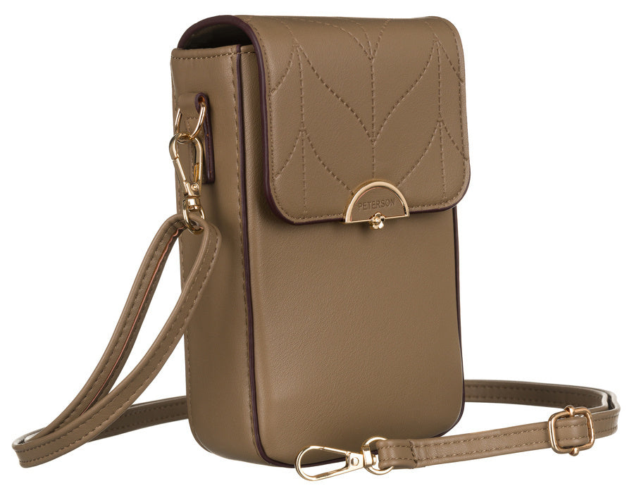 Peterson sieviešu mini rokassomiņa-maks no ekoloģiskas ādas RM37