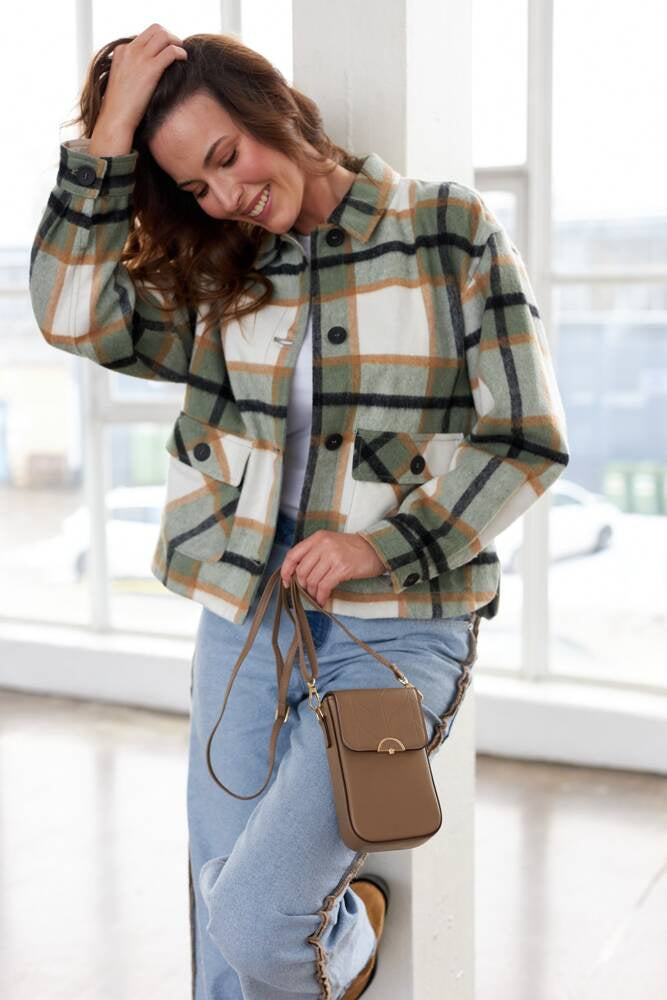 Peterson sieviešu mini rokassomiņa-maks no ekoloģiskas ādas RM37