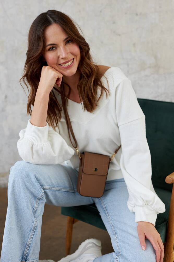 Peterson sieviešu mini rokassomiņa-maciņš no ekoloģiskās ādas RM34