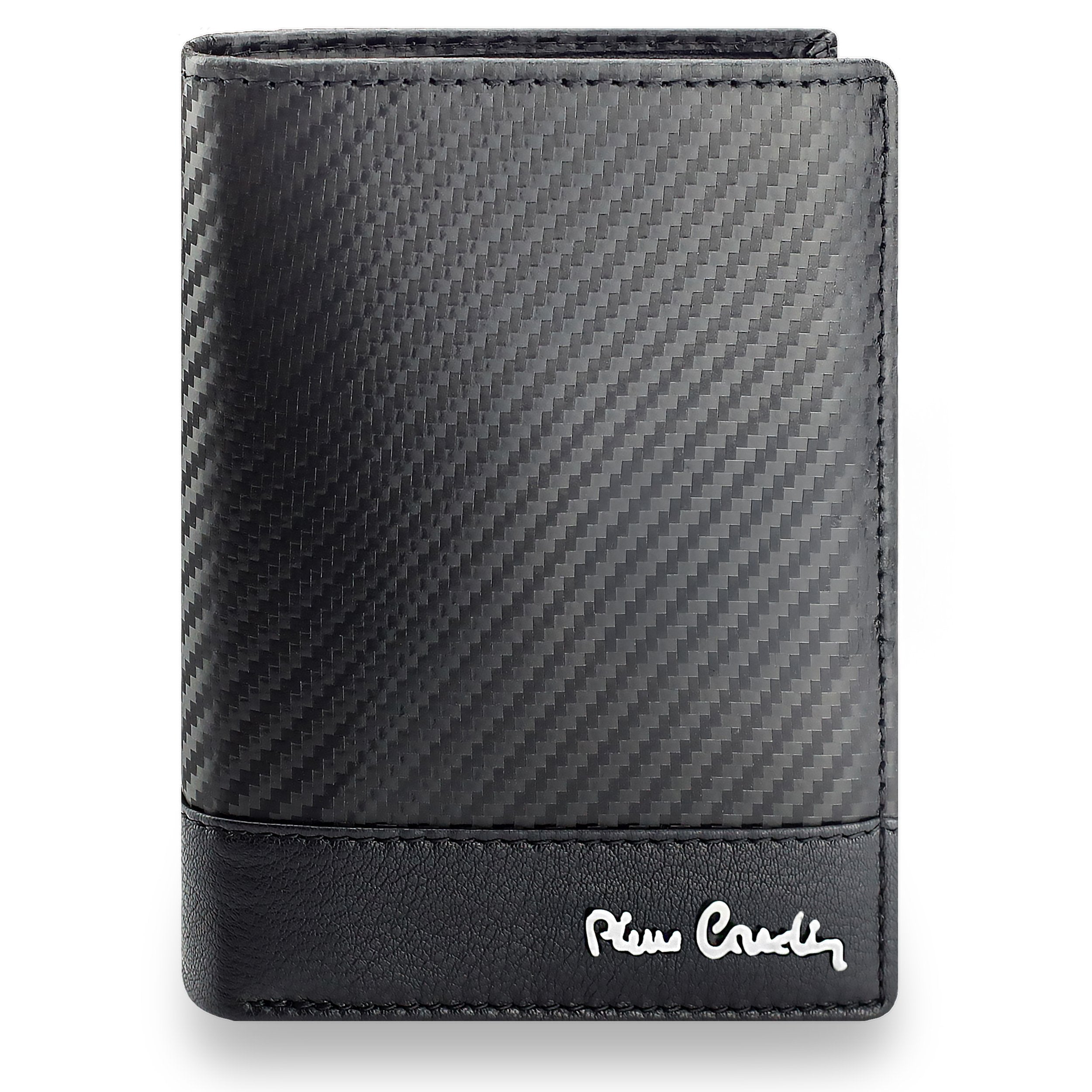 Vīriešu ādas maks Pierre Cardin, melns 623706