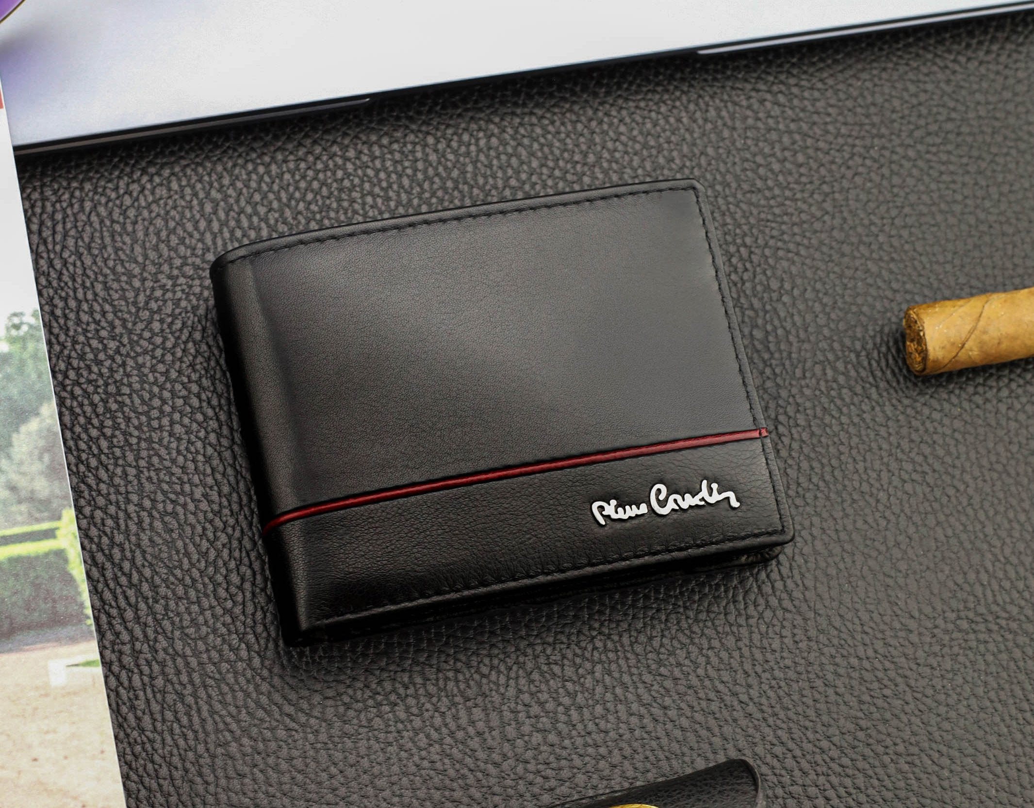 Vīriešu maks Pierre Cardin, ar RFID aizsardzību, ādas 6088506