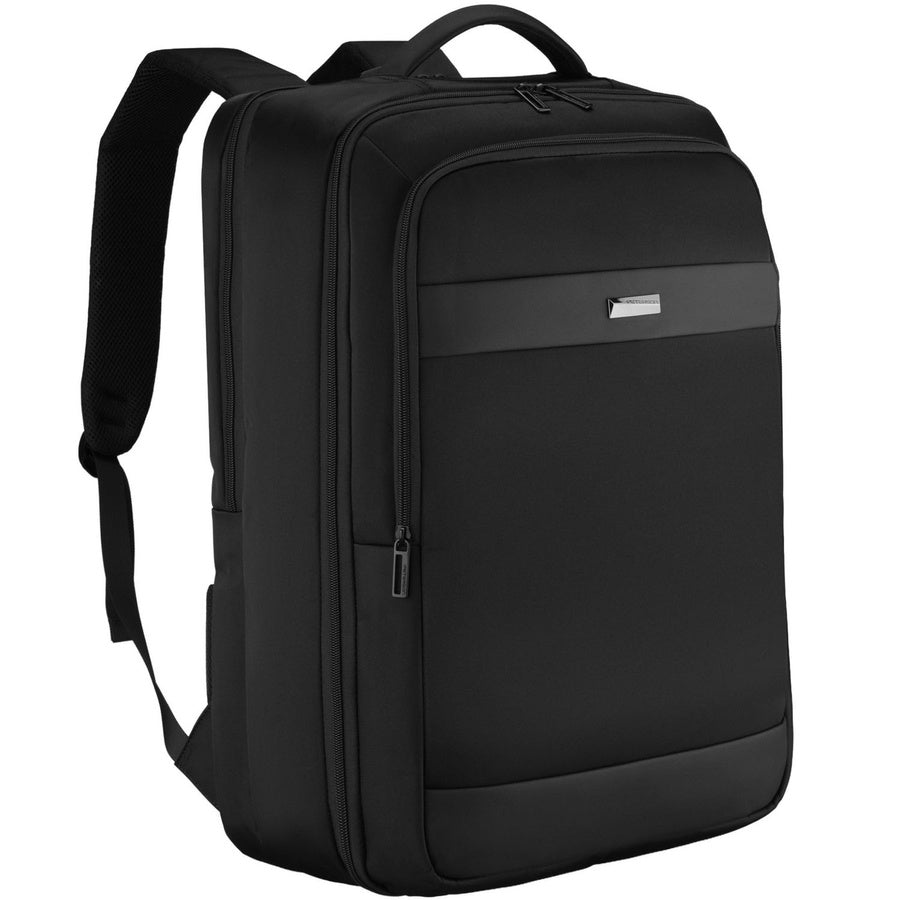 „Peterson“ kelioninė juoda poliesterinė kuprinė su reguliuojamomis petnešomis ST85