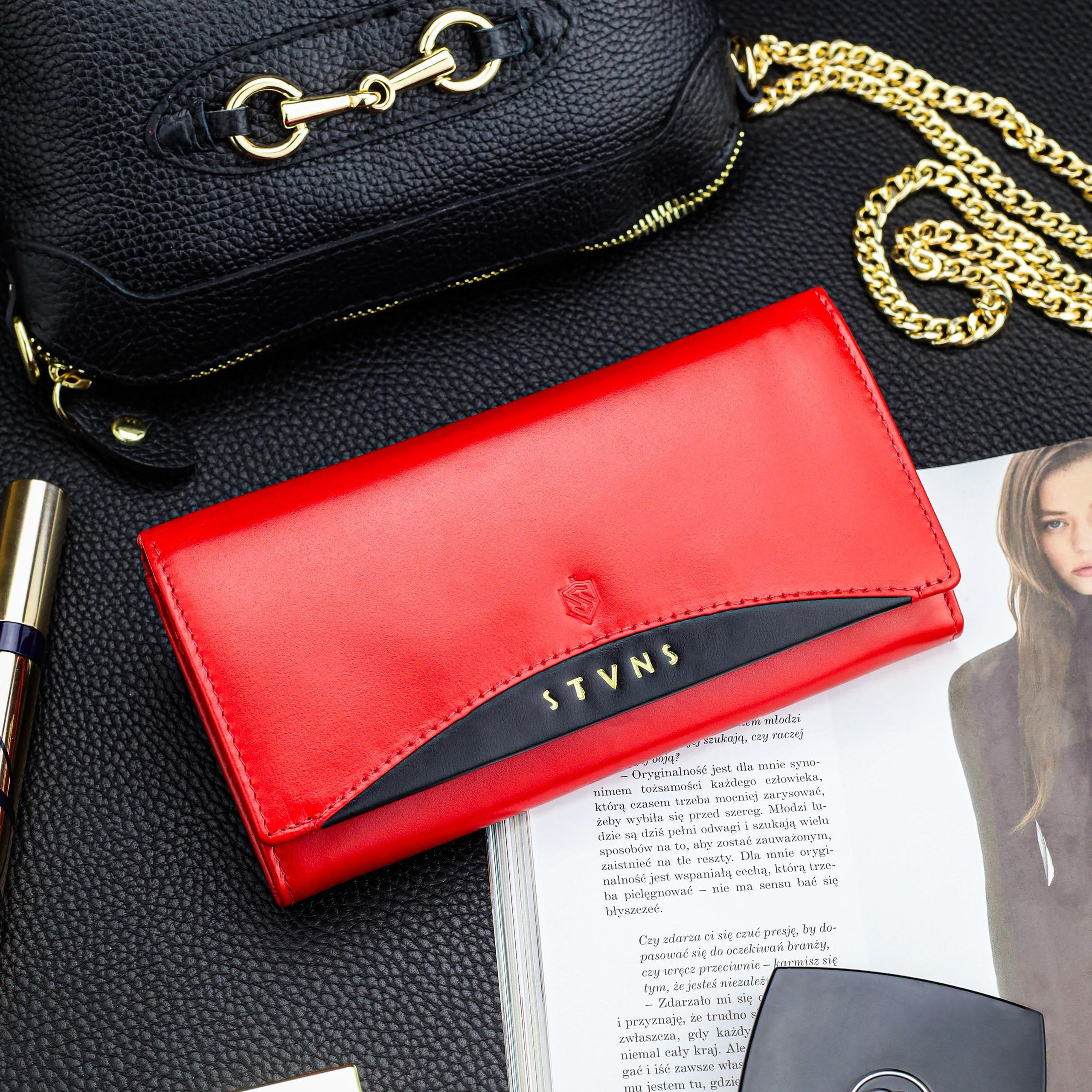 Sieviešu ādas maks Stevens P39 D1868