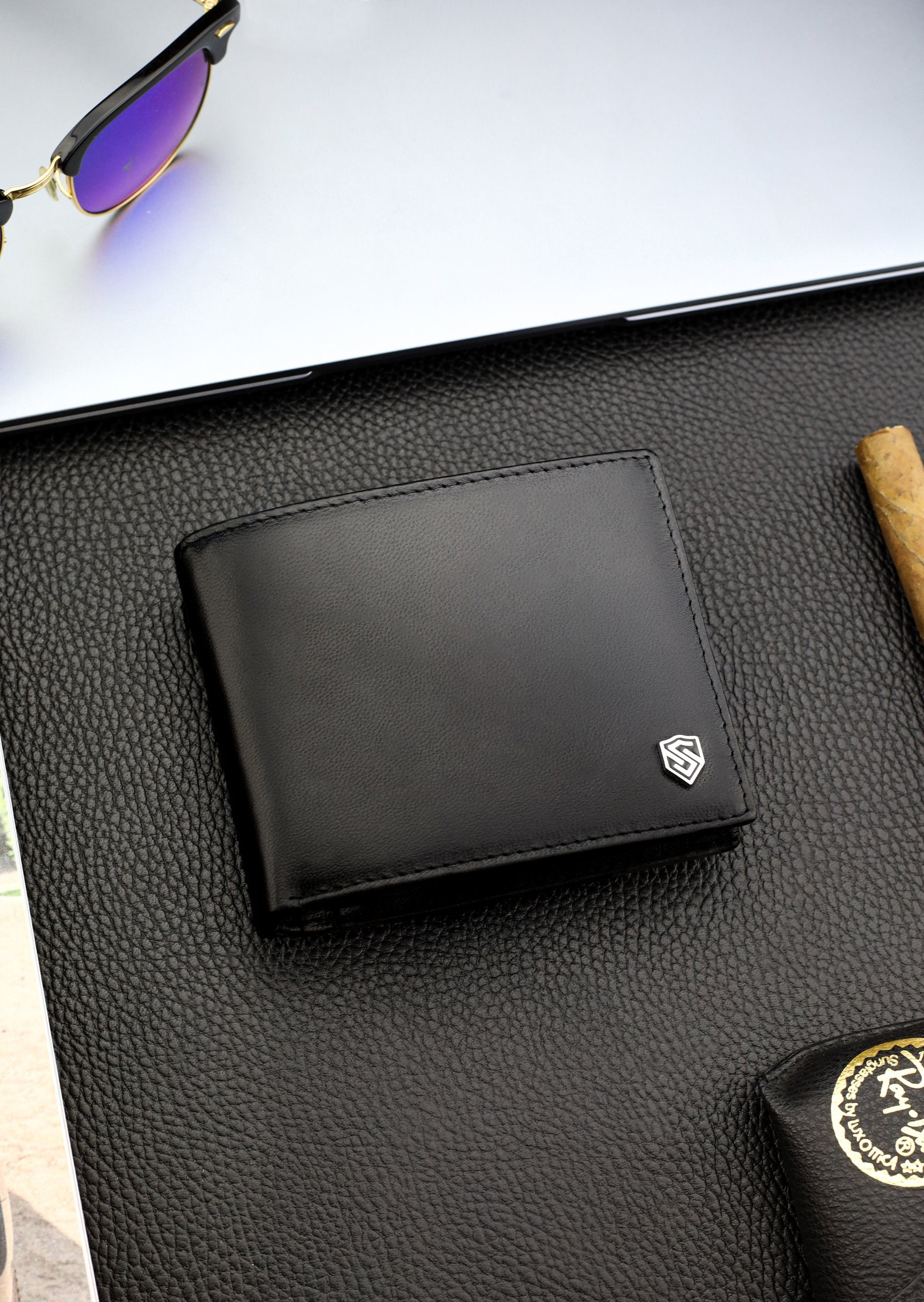 Vīriešu ādas maks Stevens DP04 S703