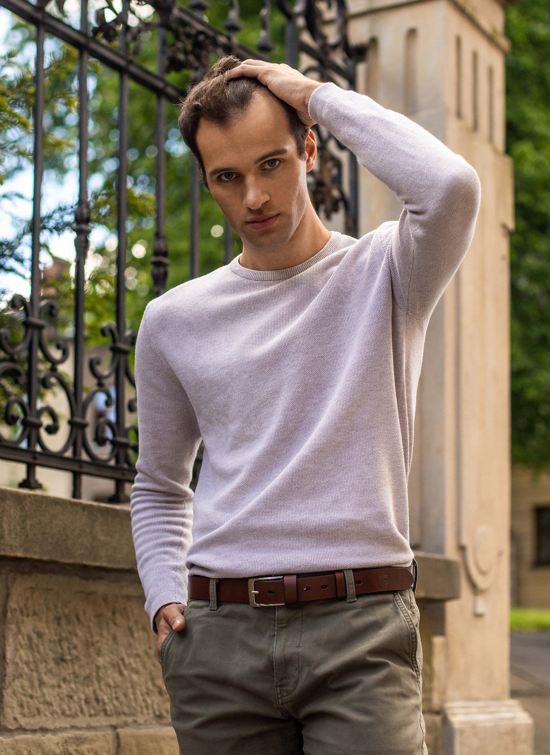 Vīriešu ādas josta STEVENS D47