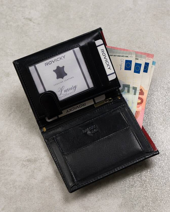 Vīriešu ādas maks Rovicky RV104 N272