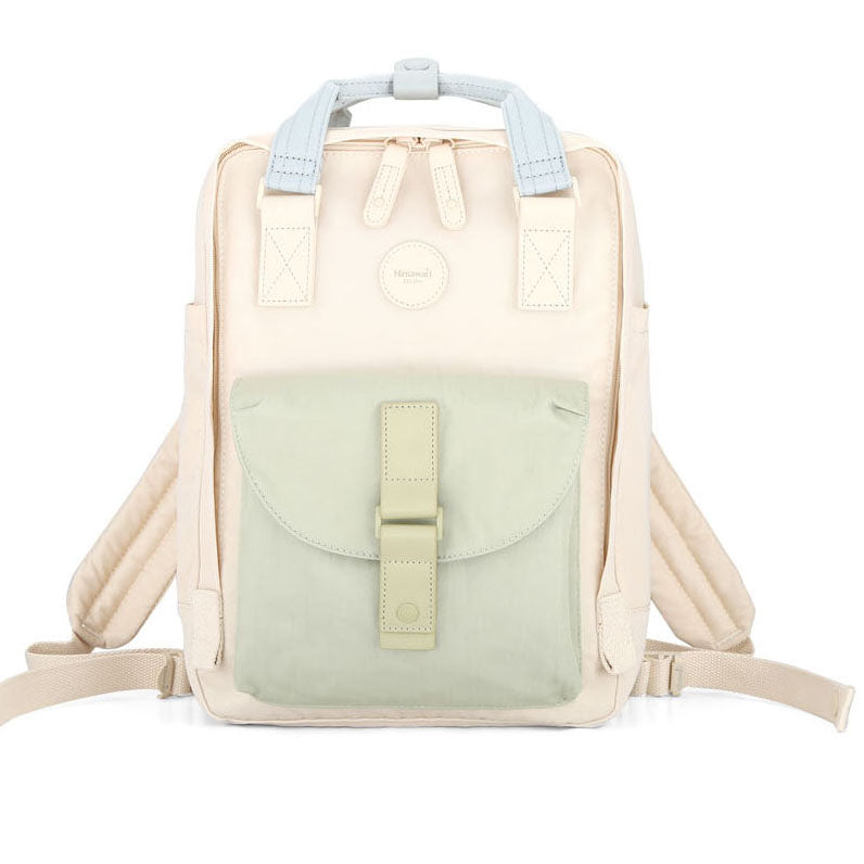 Pilsētas mugursoma ar nodalījumu klēpjdatoram Himawari, smilšu zaļa, ūdensnecaurlaidīga. N406