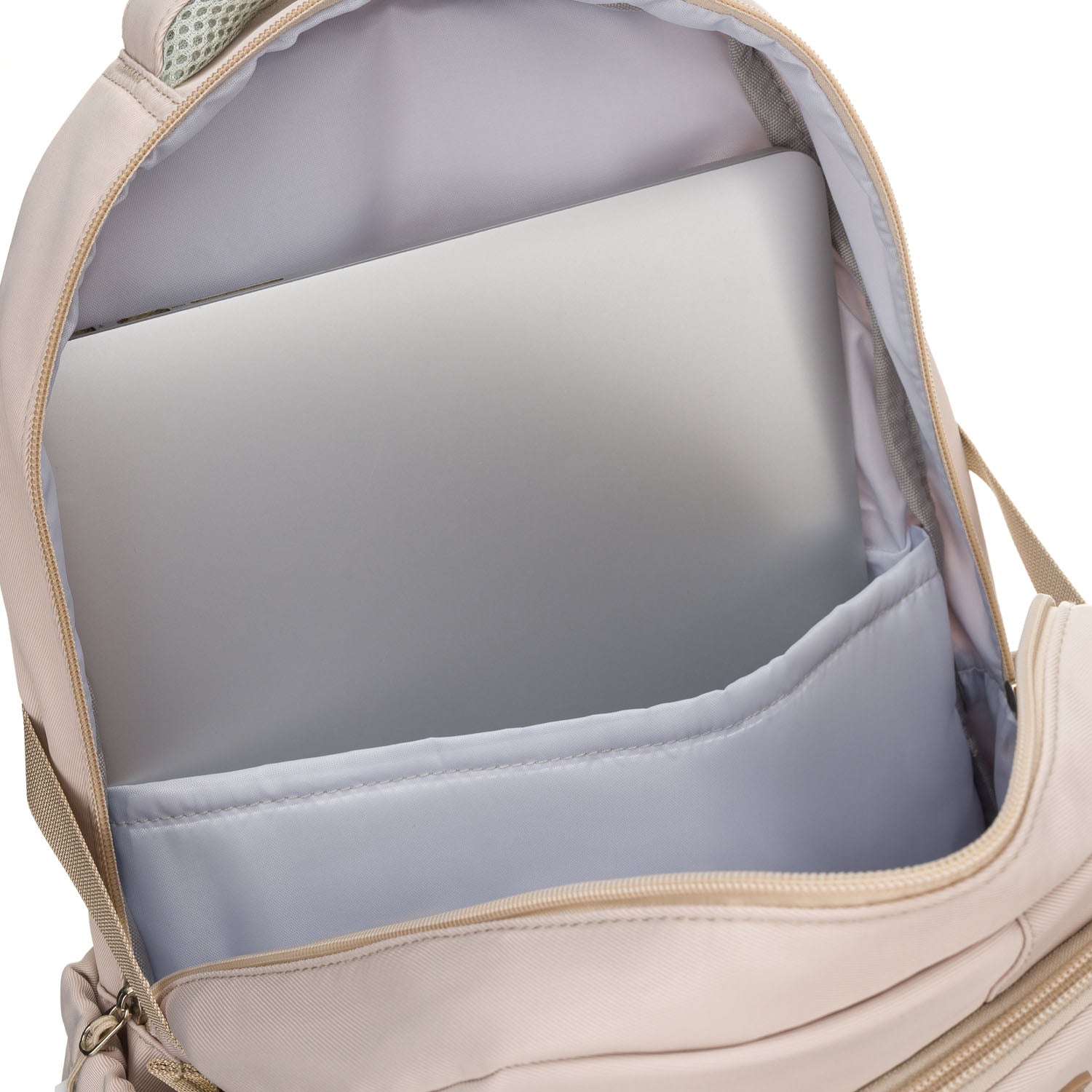 Vidēja izmēra unisex mugursoma Peterson, bēša N520