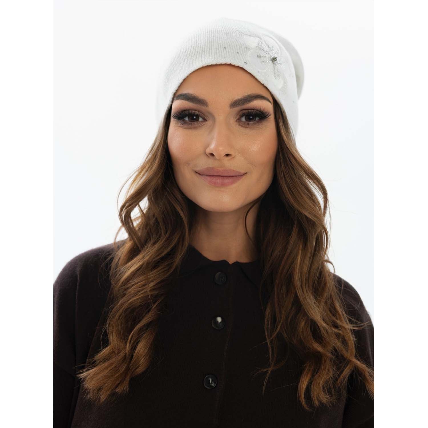 Sieviešu cepure Peterson, balta K251