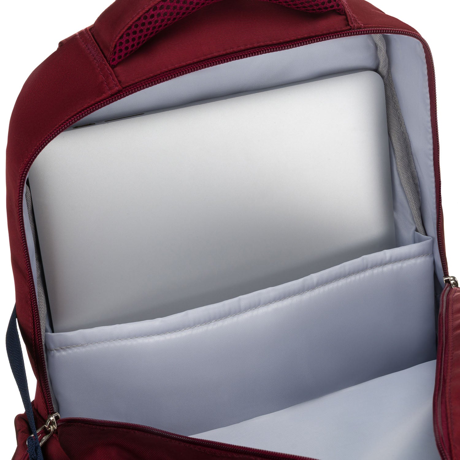 Vidēja izmēra mugursoma unisex Peterson, bordo krāsā