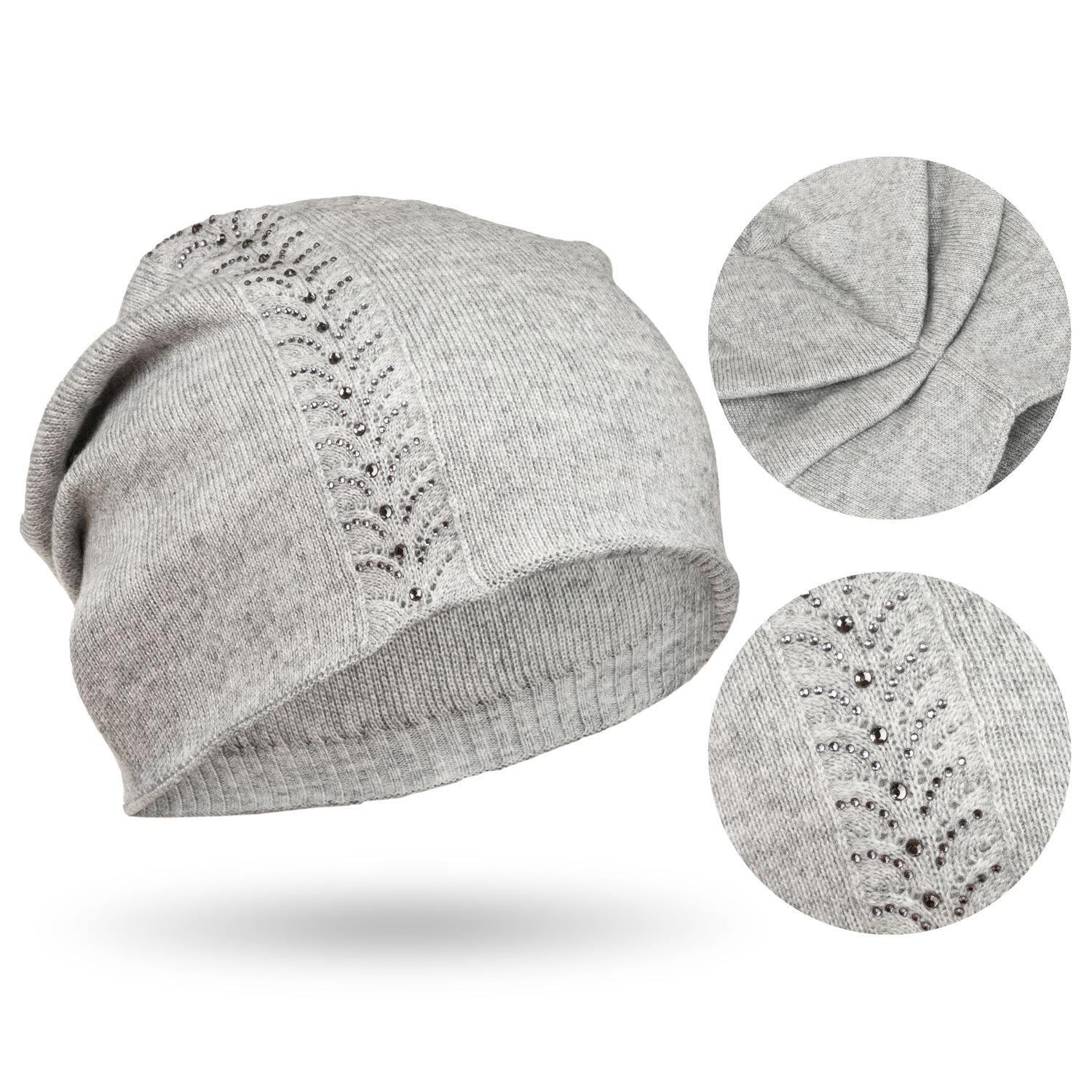 Sieviešu cepure Peterson, pelēka K240