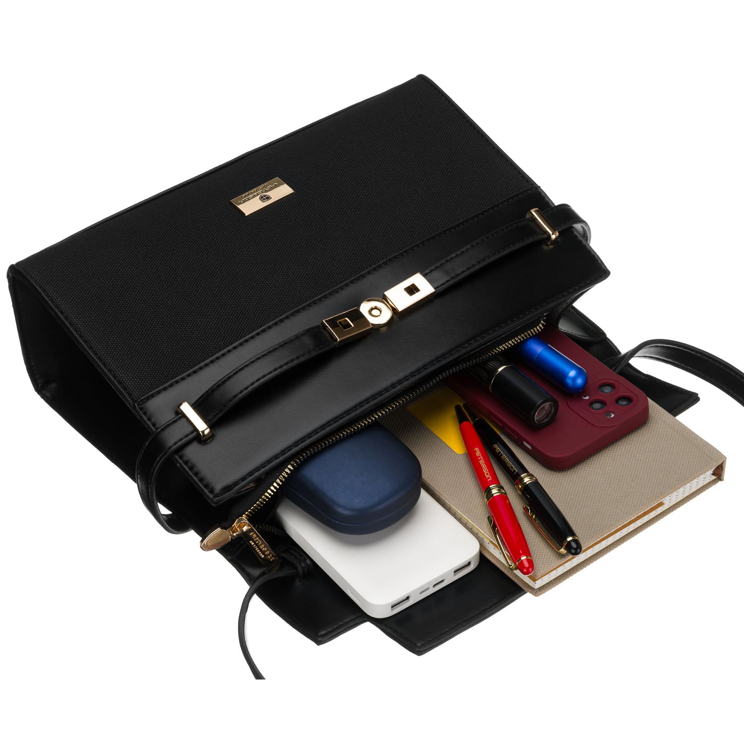 Maza sieviešu rokassomiņa Peterson, melna 1436