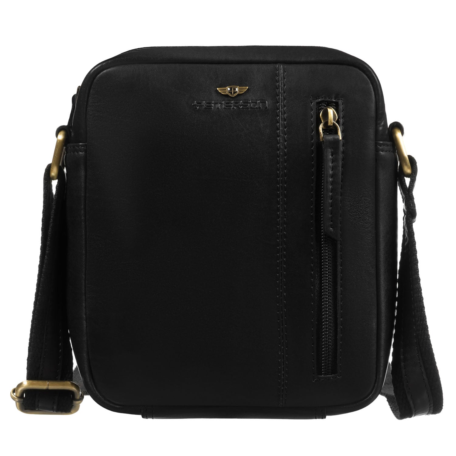 Maza vīriešu rokassoma Peterson, melna 0475