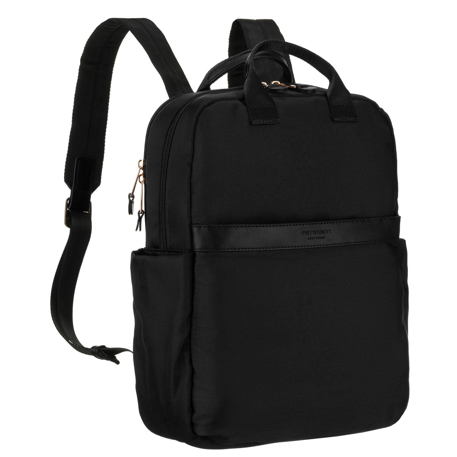 Sieviešu mugursoma Peterson, melna K29