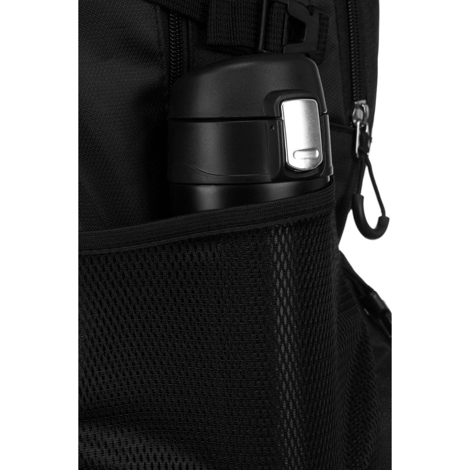 Pārgājienu mugursoma, melna, poliesters N398