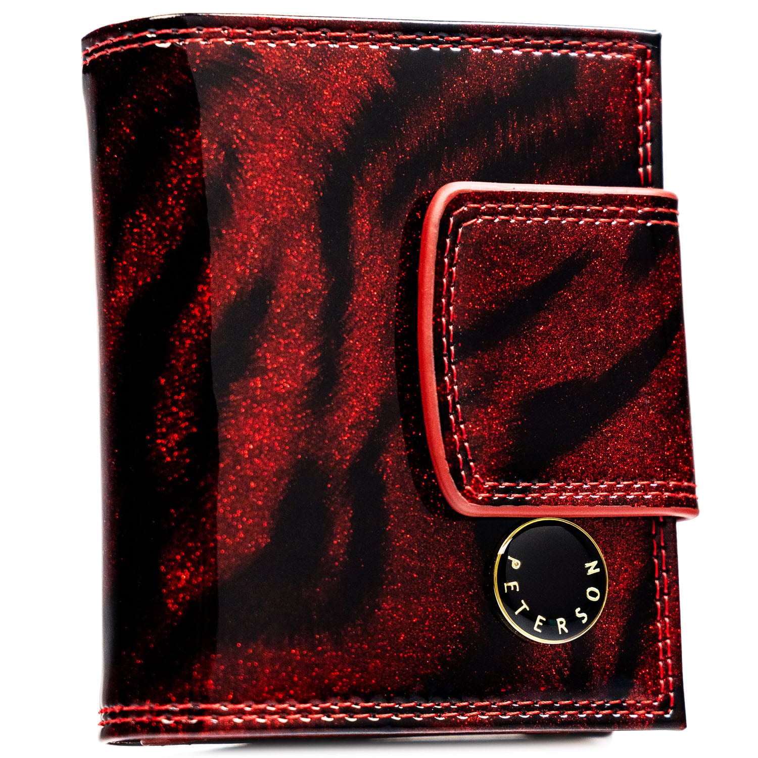 Vidēja izmēra sieviešu maks Peterson, sarkans PT58