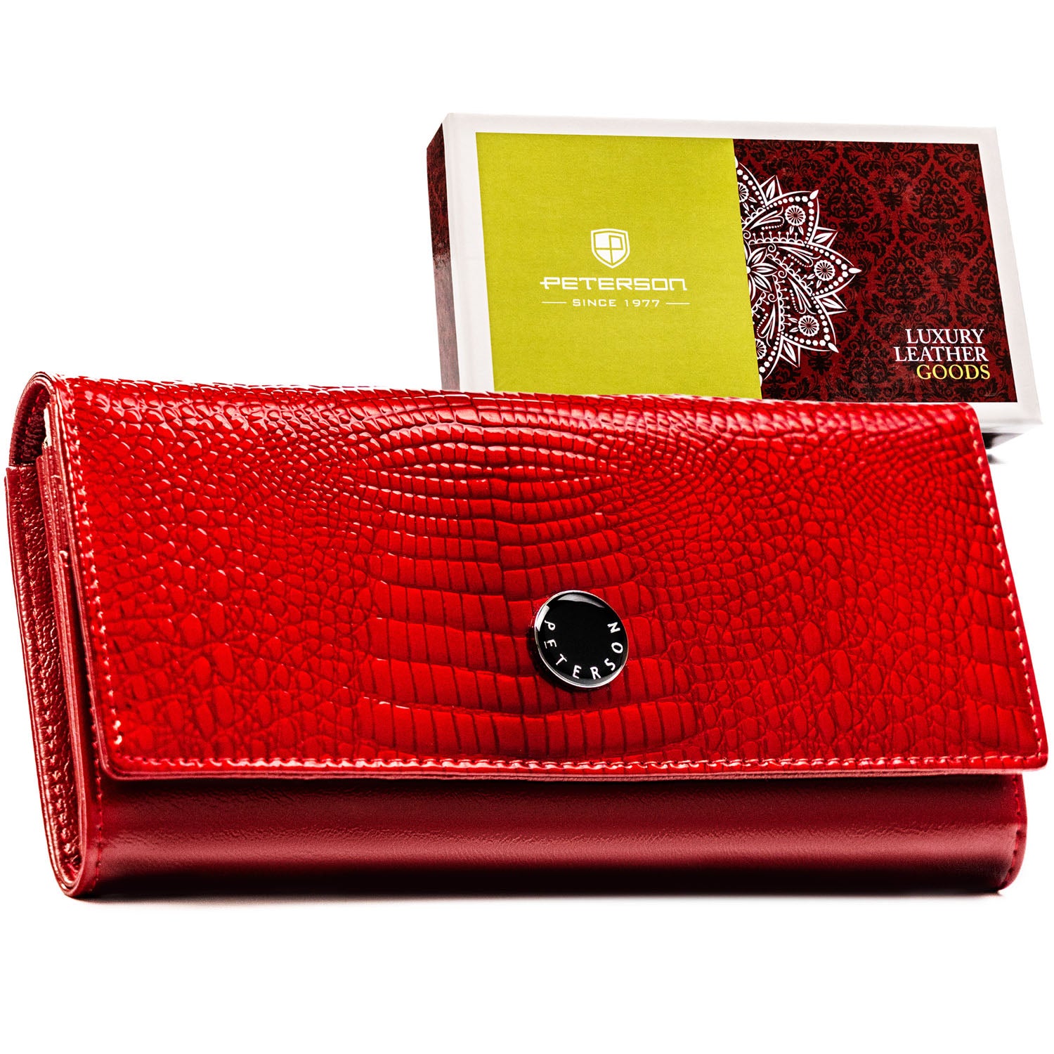 Piniginė moterims Peterson, raudona G24