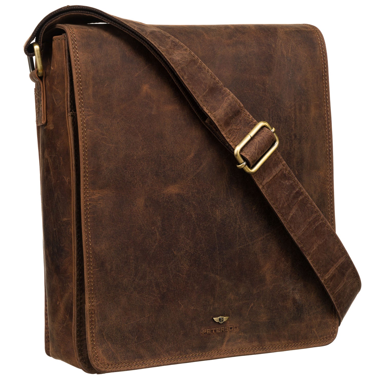 Liela vīriešu soma Peterson, brūna R277